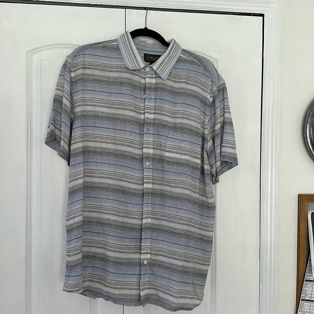Men’s linen blend shirt size XL